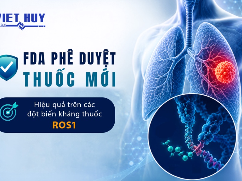 FDA Phê Duyệt Zidesamtinib (Jideytro) Điều Trị Ung Thư Phổi ROS1+